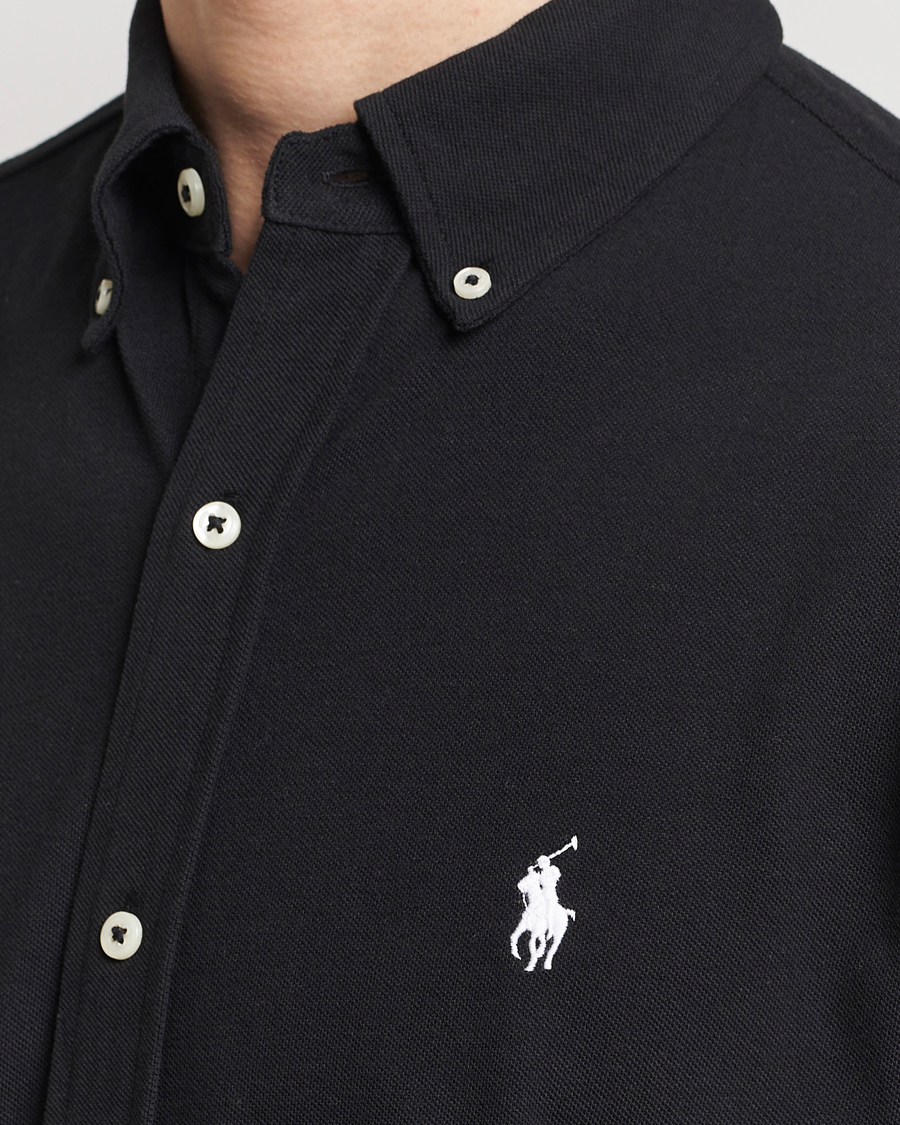 Polo Ralph Lauren Featherweight Mesh Shirt Polo Black