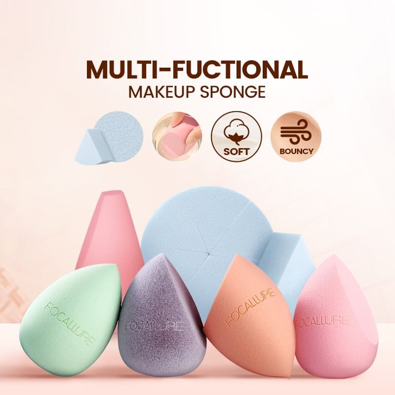 FOCALLURE - Match Max Make Up Sponge - One Cut Olive