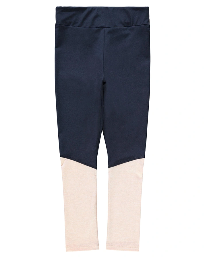 Leggings NKFTUVLA in dunkelblau/rosa