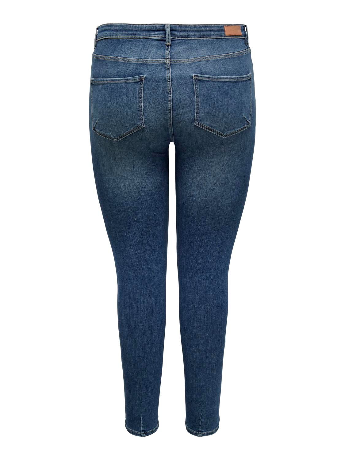 CAREMMA Mittlere Taille Skinny Fit Jeans Medium Blue Denim