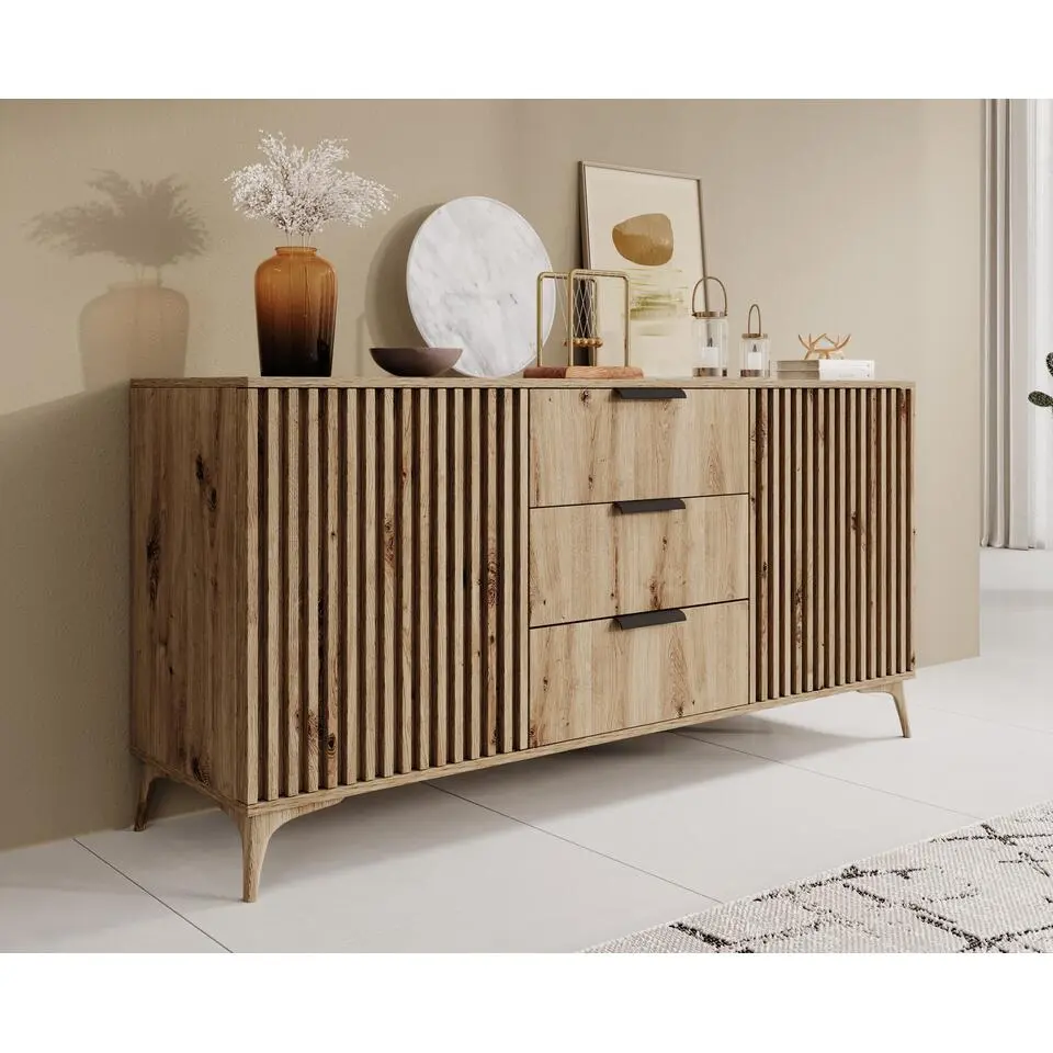 Meubella - Dressoir Evy - Eiken - 150 cm