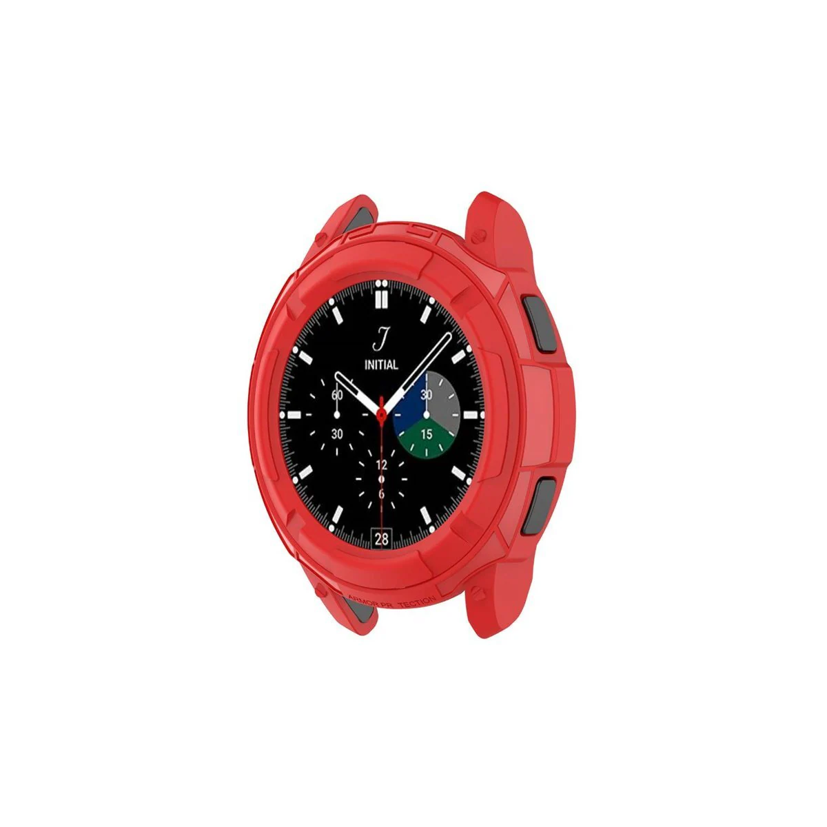 Armour Silikondeksel Samsung Galaxy Watch 4 Classic (46mm) - Rød