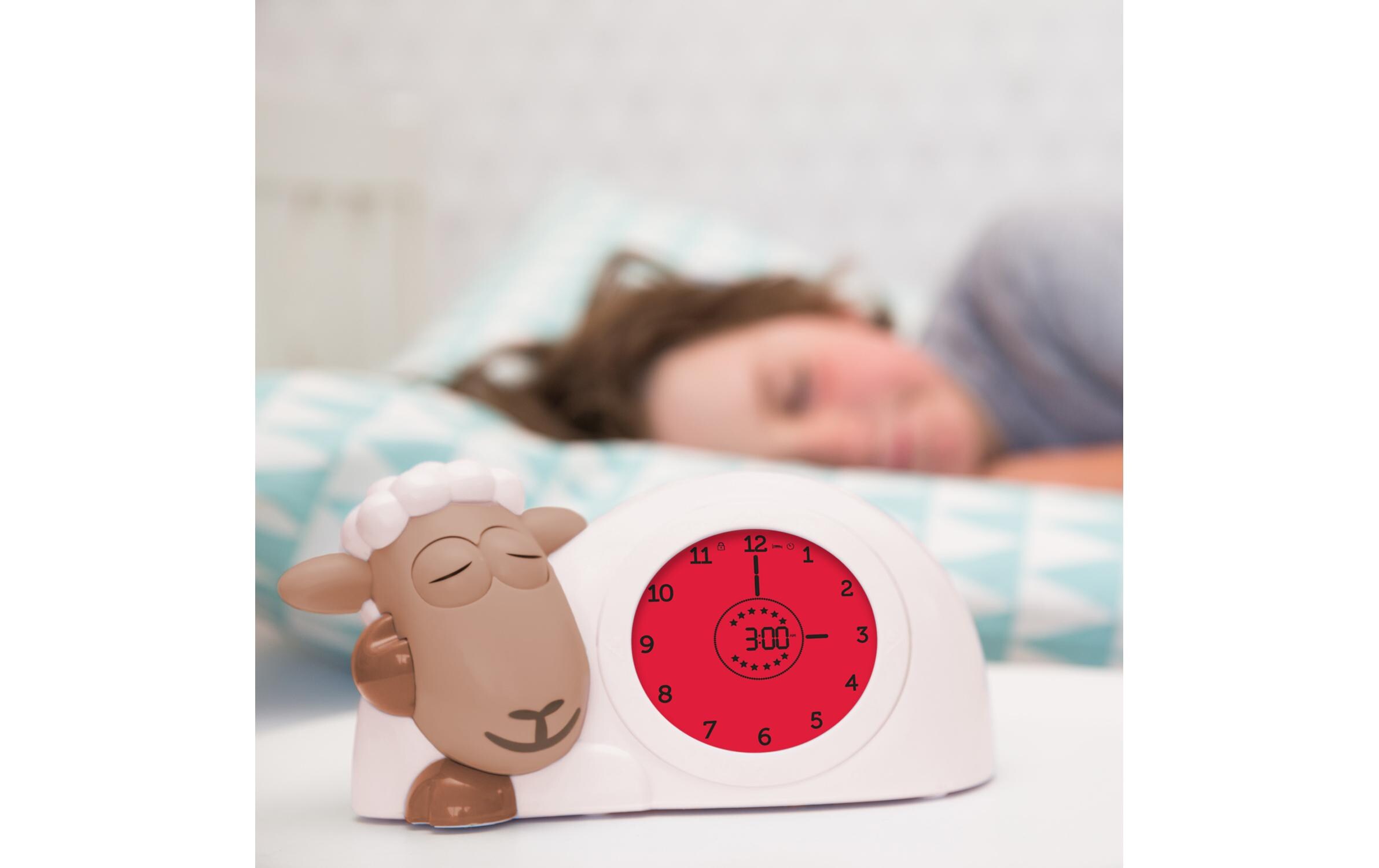 Wecker Schlaftrainer Sam BrownWecker mit dimmbarem Nachtlicht