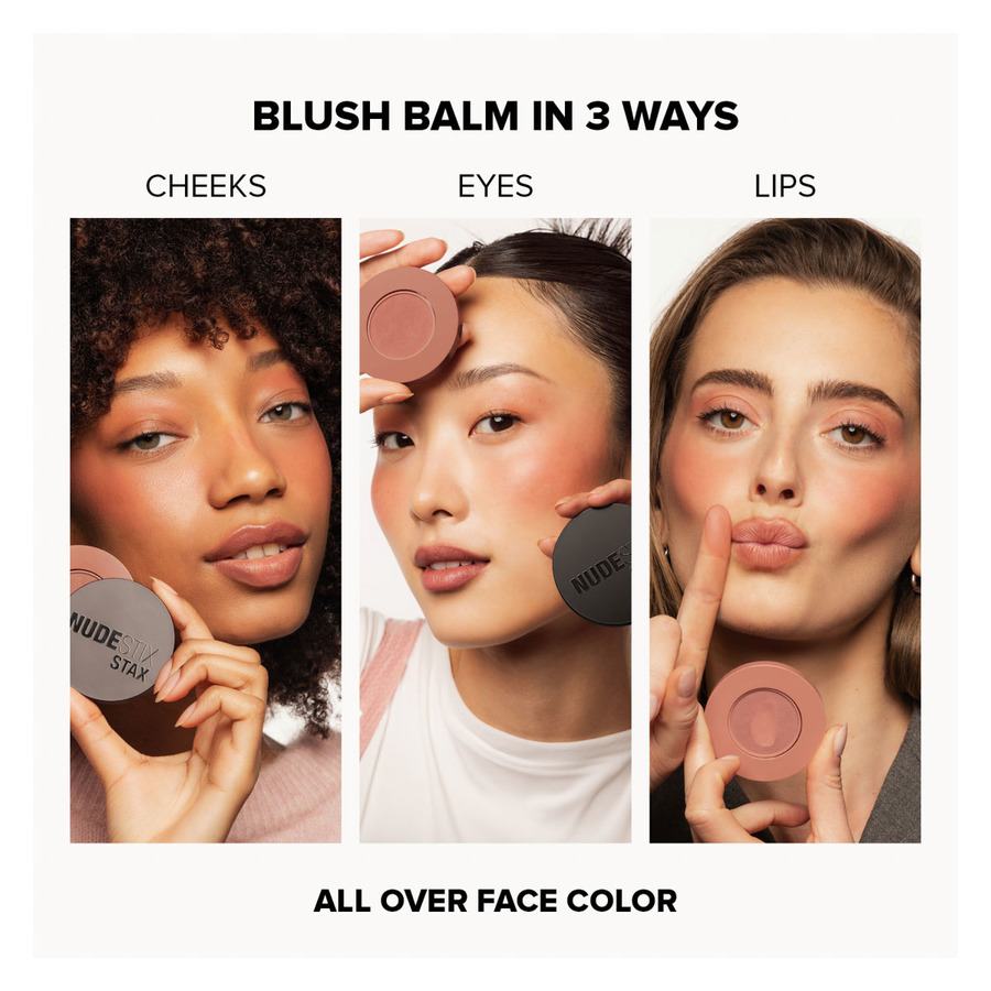 Nudestix Stax All Over Color Blush Balm Barely Nude 2,5ml