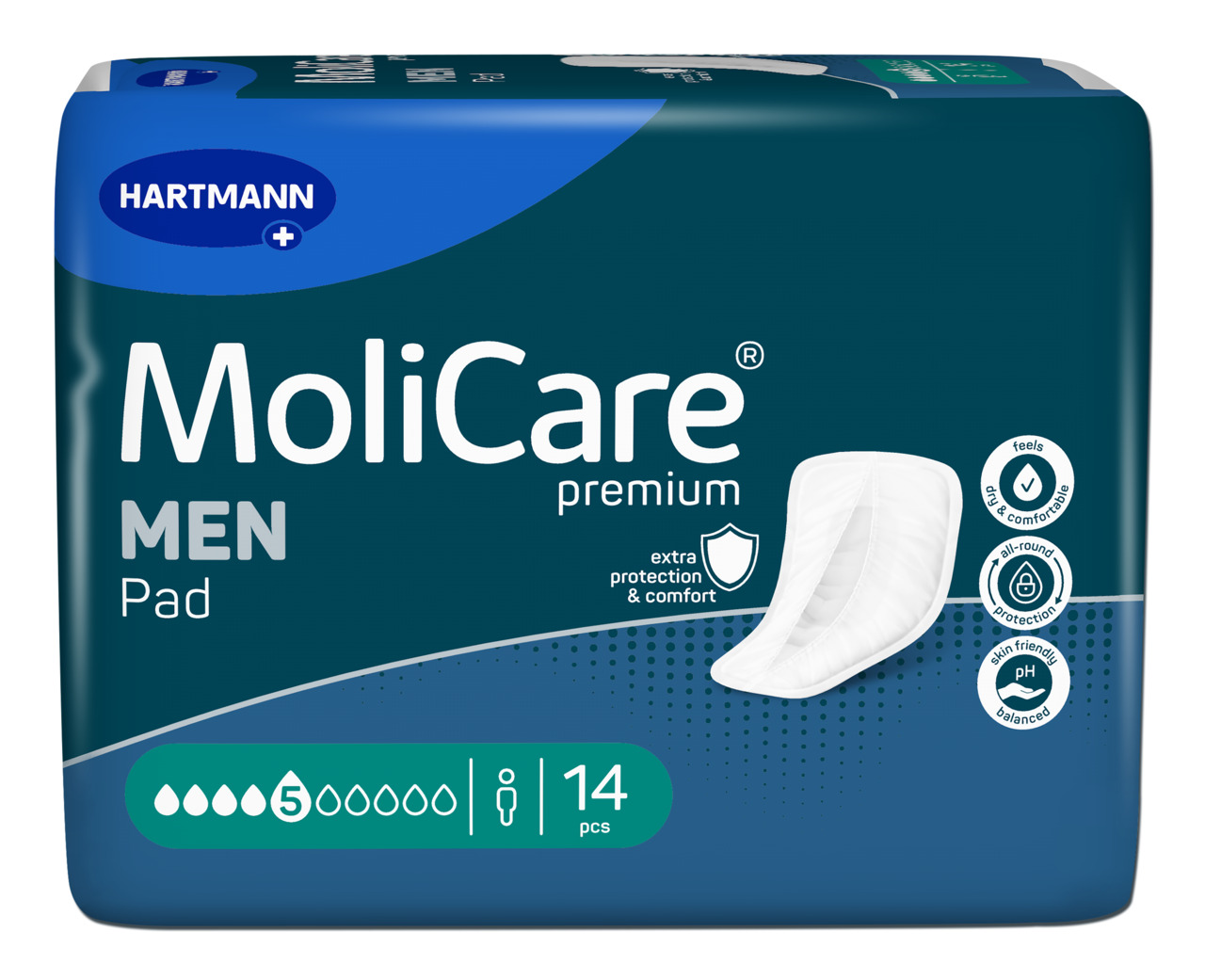 MOLICARE Premium Men Pad 5 Tropfen Btl 14 Stk