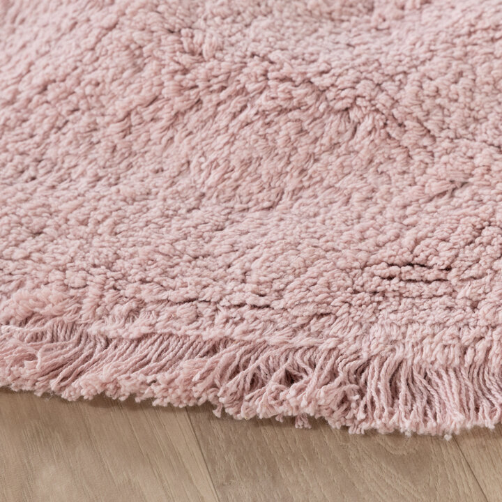 Rond Vloerkleed Kinderkamer - Lou Dots Paars