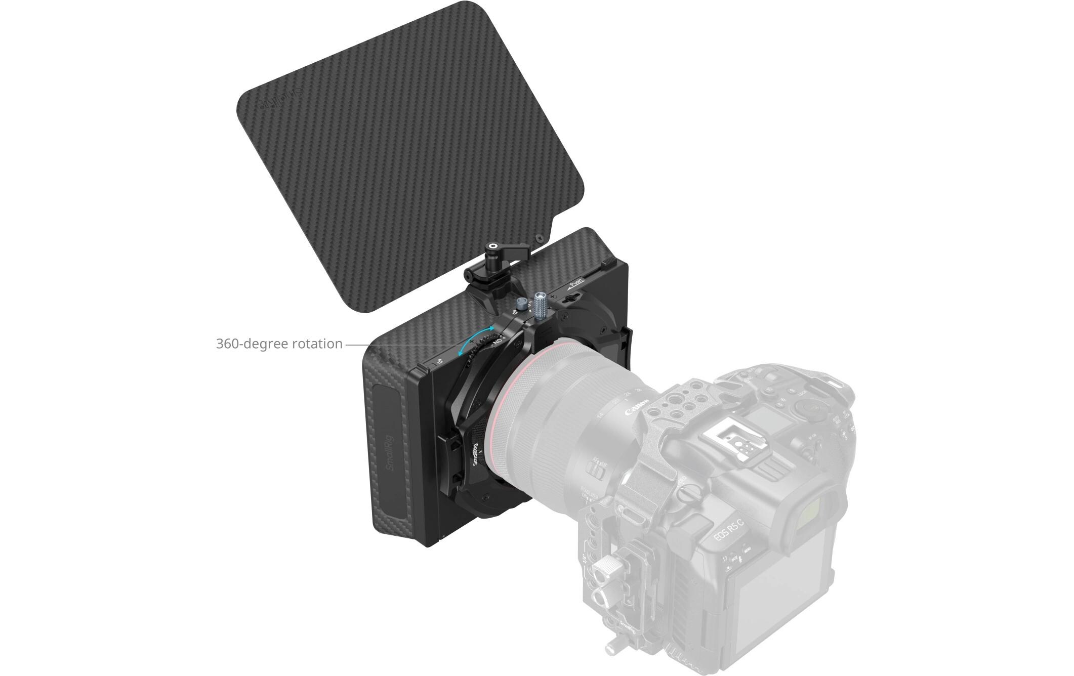 Mattebox mit verstellbarer Klemme und VND-Kit<br>Mattebox