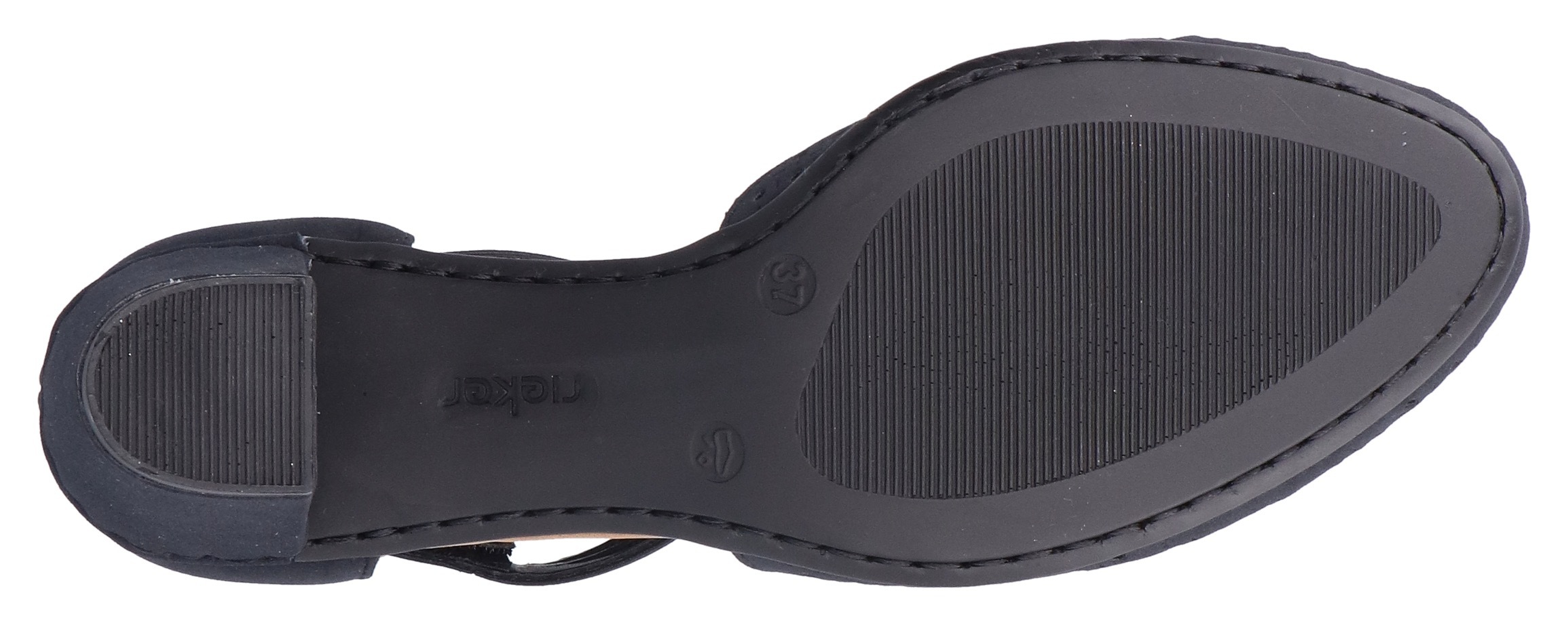 Rieker Spangenpumps  , Abendschuh, Festtagsschuh, Trichterabsatz, mit Klettverschluss