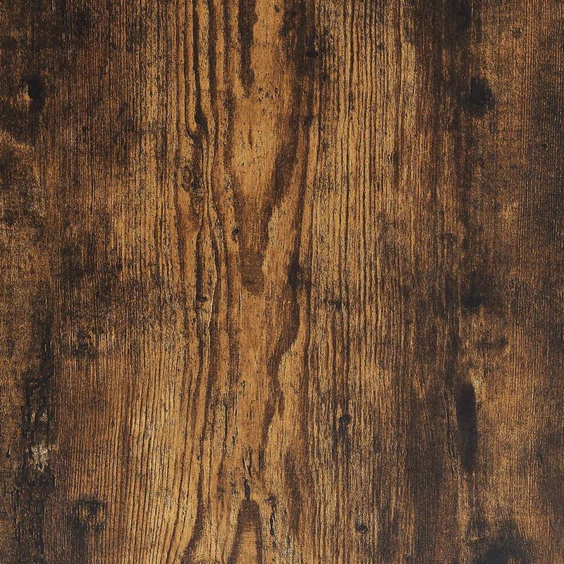 vidaXL - Eettafel - Gerookt Eikenkleurig - Bewerkte Hout