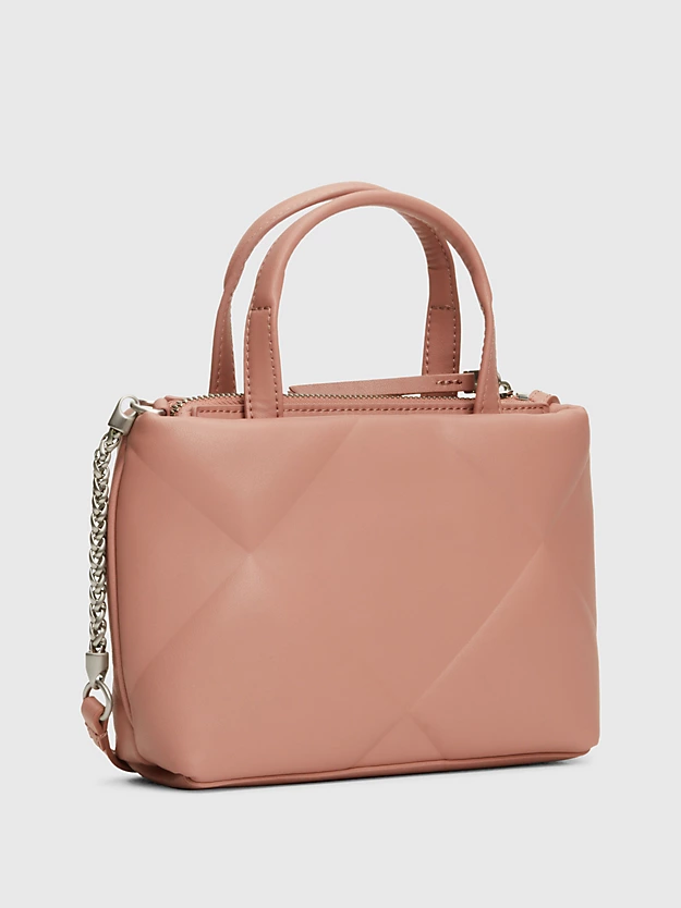 Bolsa de ombro mini acolchoada