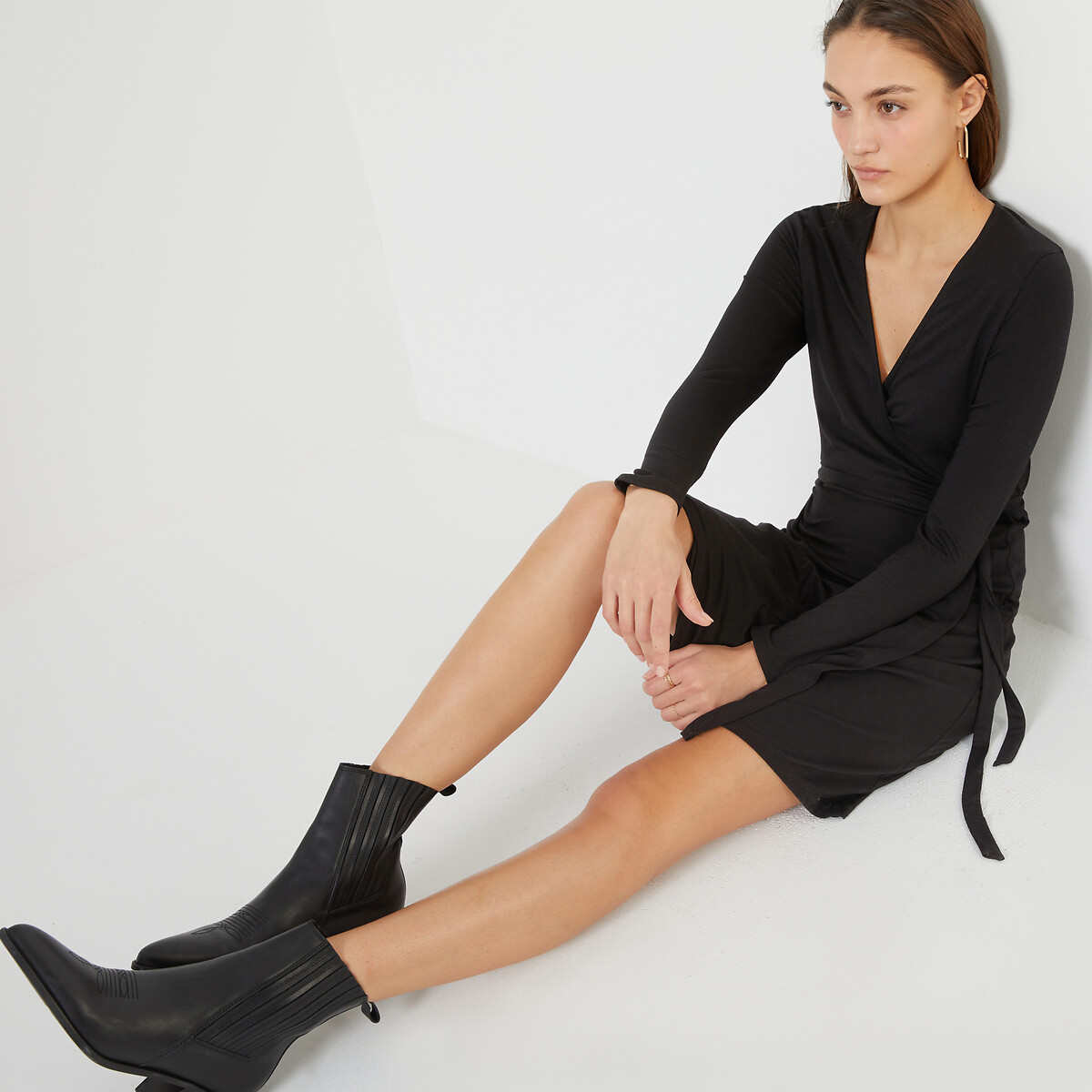 COLEÇÕES LA REDOUTE<br>Saia curta em malha jersey
