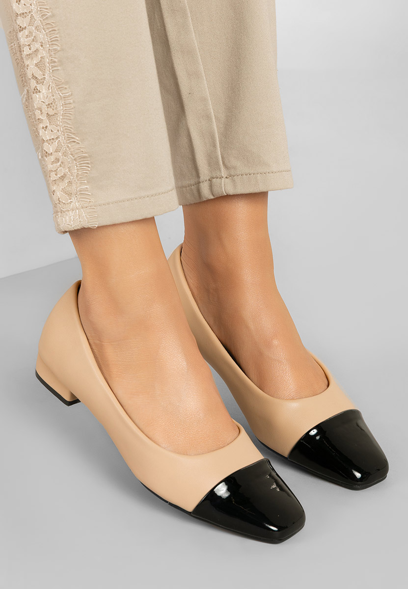 Chaussures à petit talon roses Erias