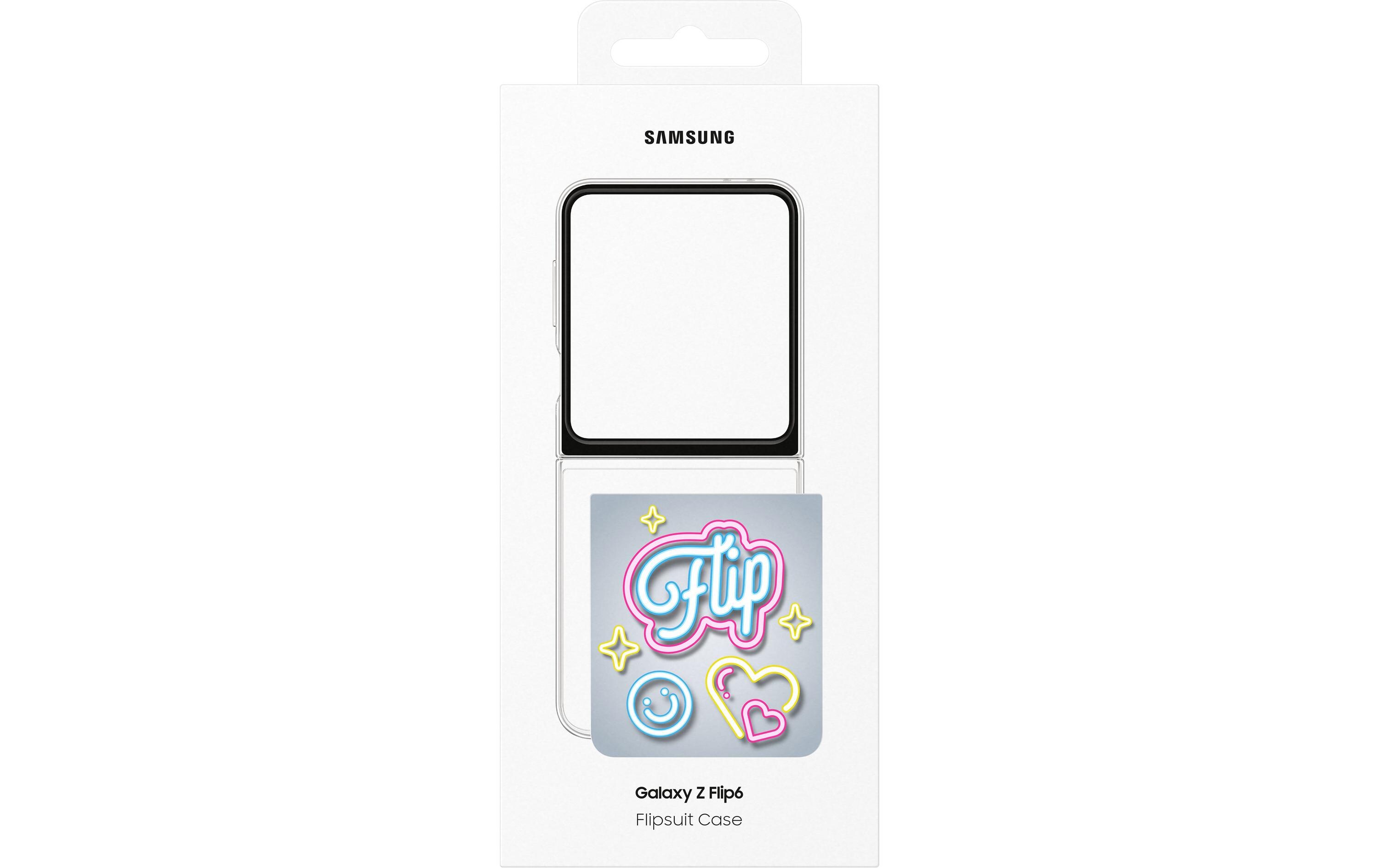 Back Cover Flipsuit Galaxy Z Flip6 TransparentSchutzhülle für das Samsung Galaxy Z Flip6