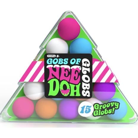 NeeDoh Squishmas juletræ fidget bolde - 15 stk.