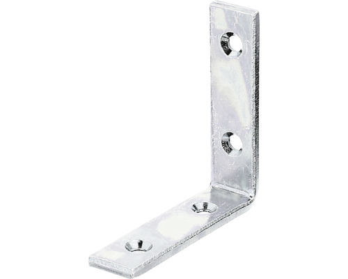 Stralingshoek 80x80x20 mm, verzinkt, dikfilm gepassiveerd, 1 stuk