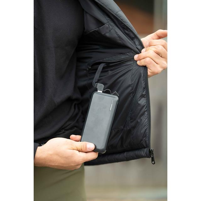 Bodywarmer HKM Heat Control Style Heating Men Zwart