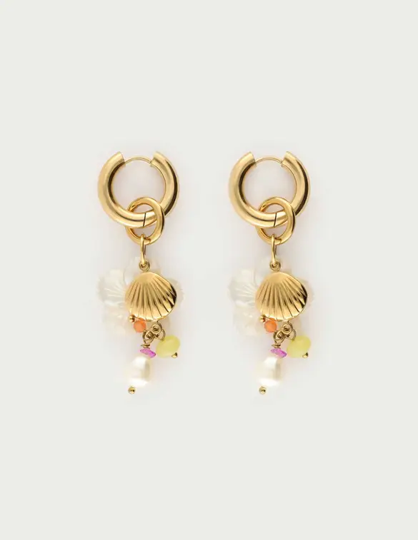 My Jewellery Fruits de Mer oorringen schelp MJ13167