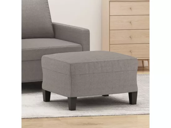 Repose-pied Taupe 60x50x41 cm Tissu