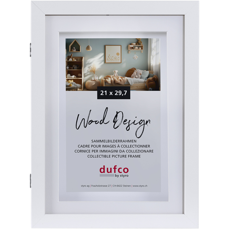 Dufco Bilderrahmen MemoryFrame, 21 x 29.7 cm, weiss