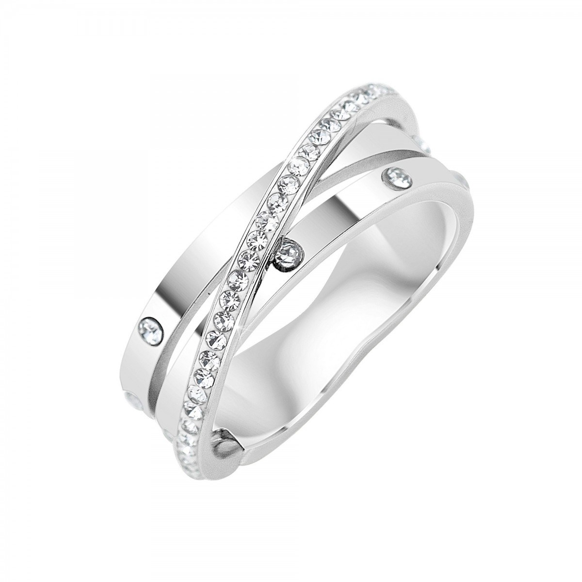 Bague SC Crystal ornée de cristaux scintillants