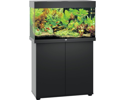 JUWEL Rio 125 SBX aquariumcombinatie met ledverlichting, verwarming, filter en zwarte kast
