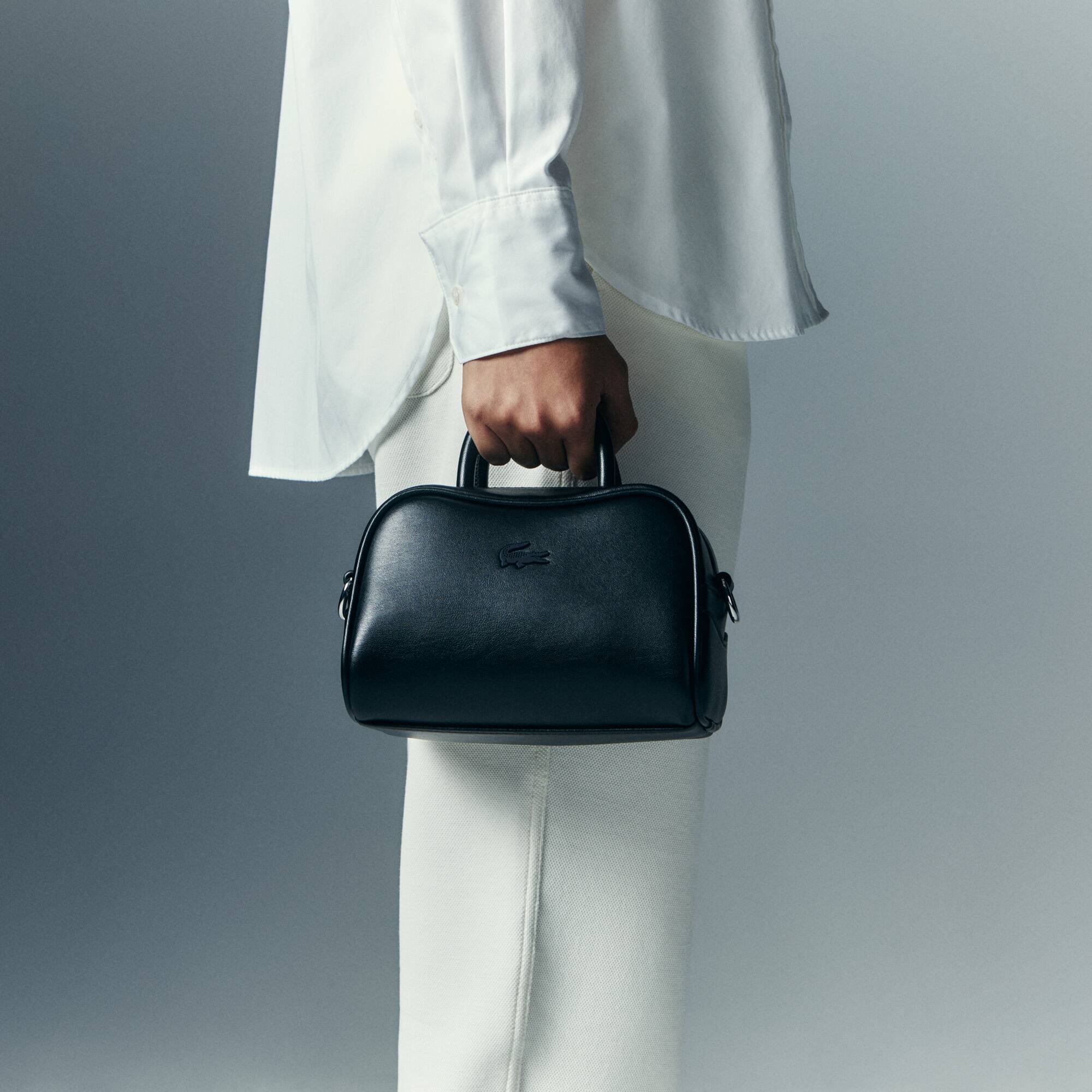 Lora Ledertasche mini Crossbody Taschen - Schwarz - Lacoste - Damen