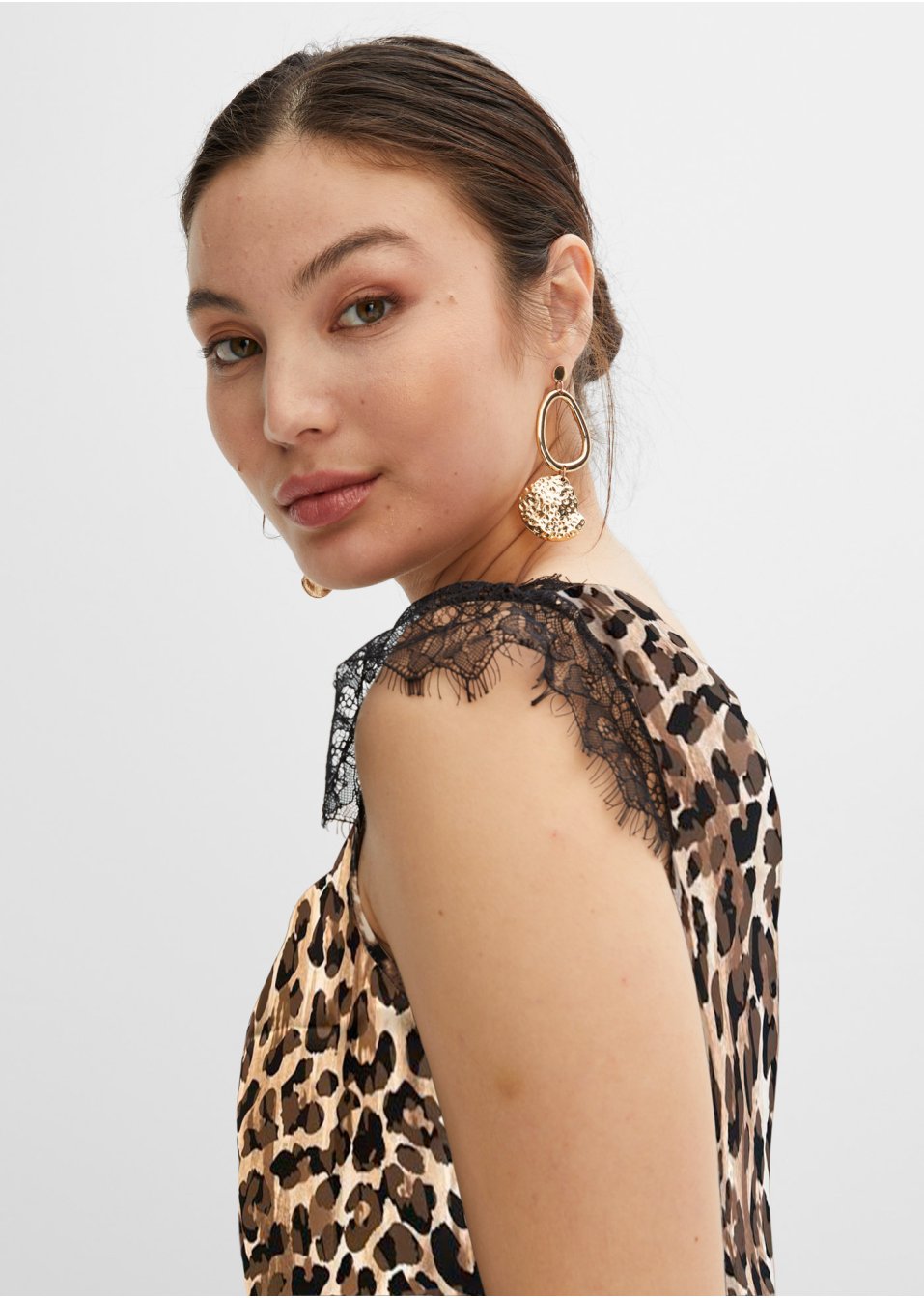 Top-blouse satin