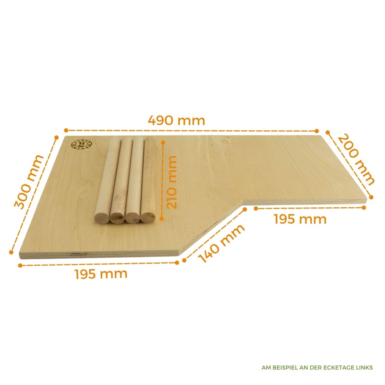 Getzoo Ecketage (49x30x21cm)