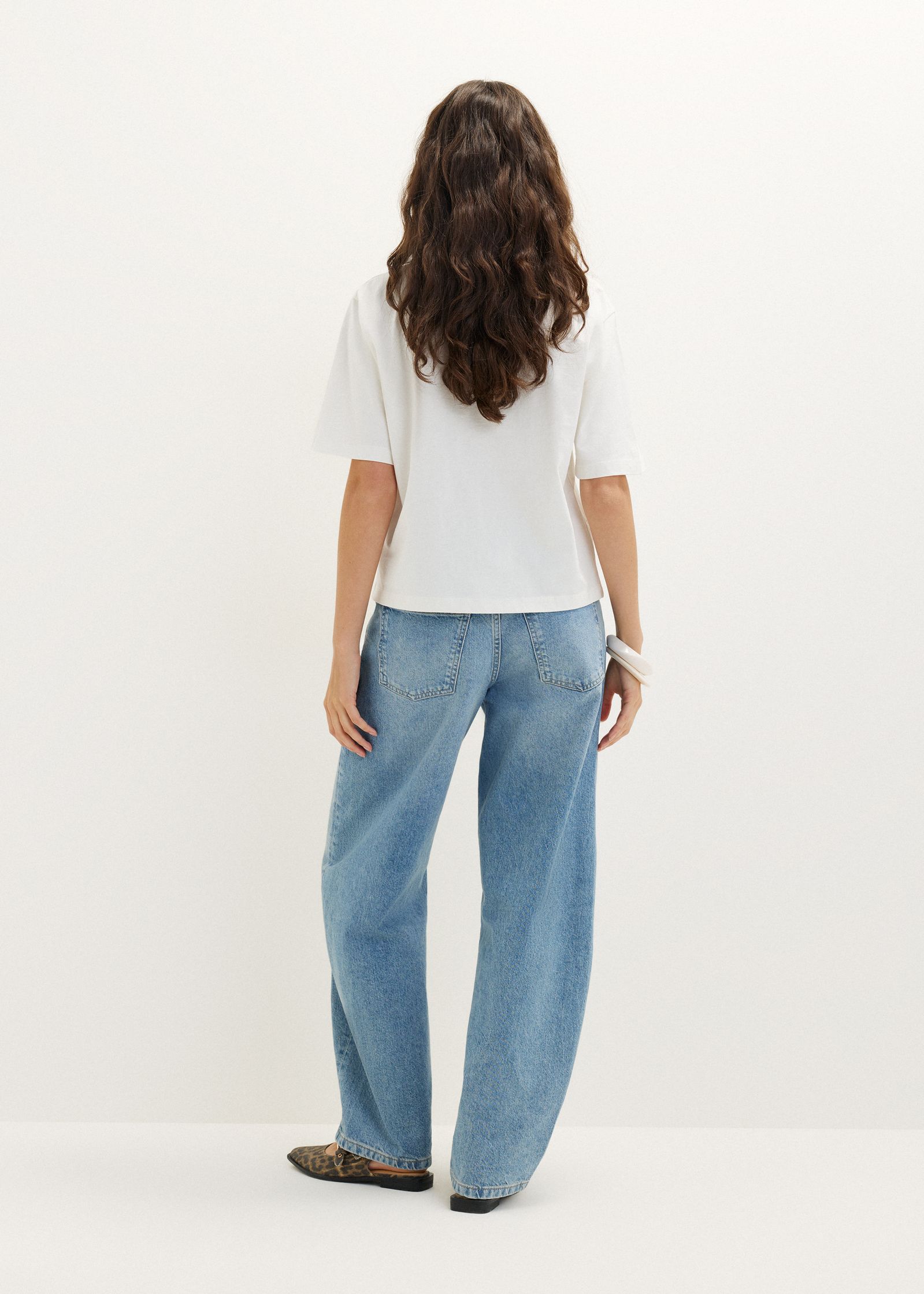 T-shirt met borduursel