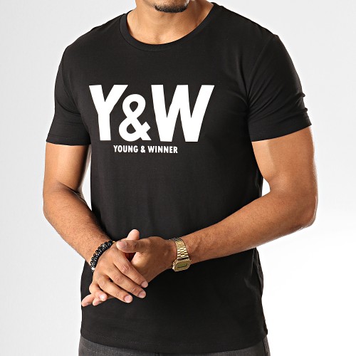 Tee Shirt Logo Noir Blanc