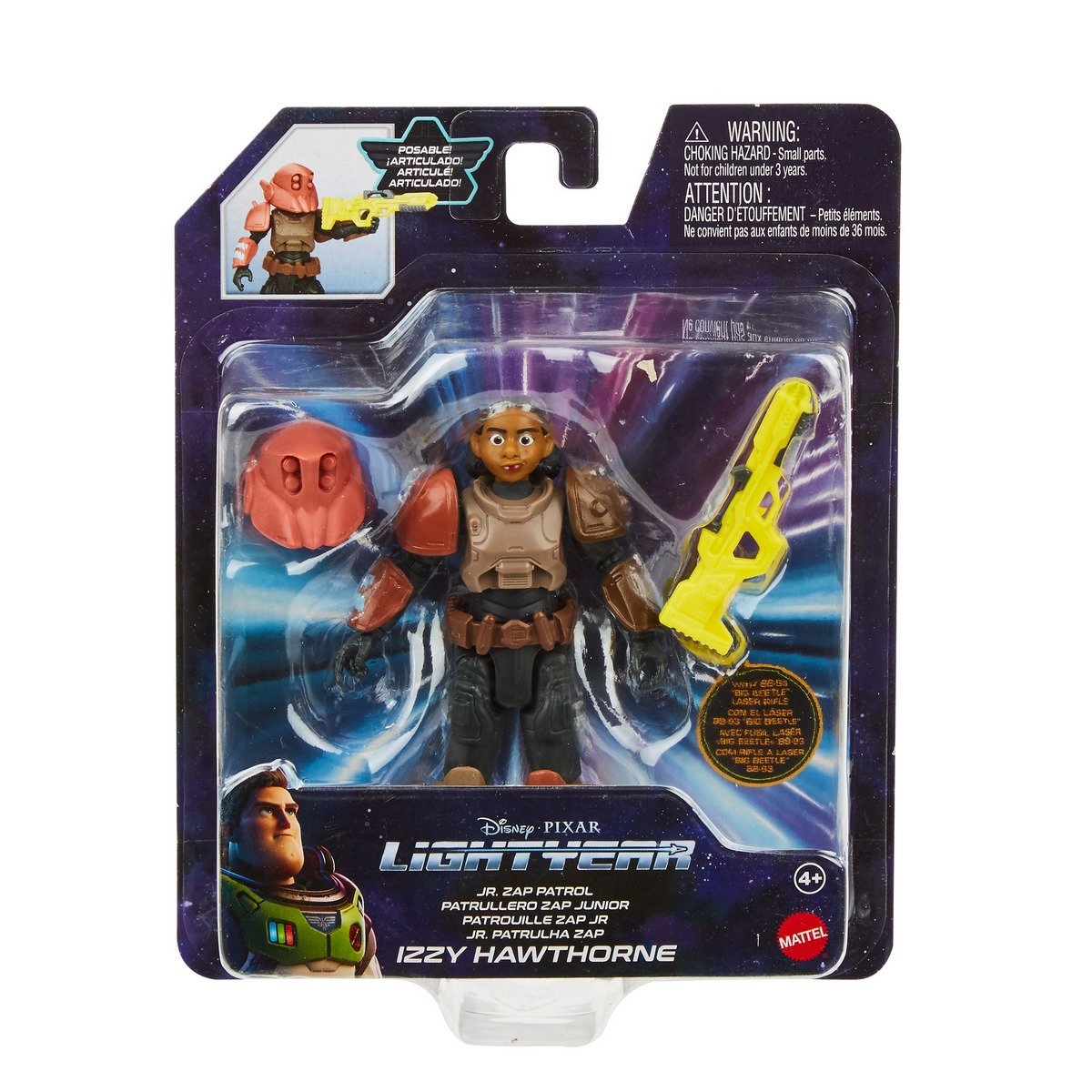 Pixar Buzz l'Eclair - Figurine Izzy Patrouille Zap 12 cm