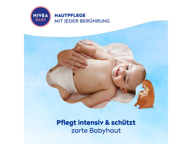NIVEA BABY Baby-Pflegeöl & Massage 200 ml Baby Öl schützt und stärkt die zarte Babyhaut intensiv und unterstützt ihre natürliche Entwicklung