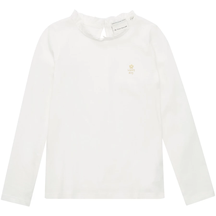 TOM TAILOR Langarmshirt Whipser White
