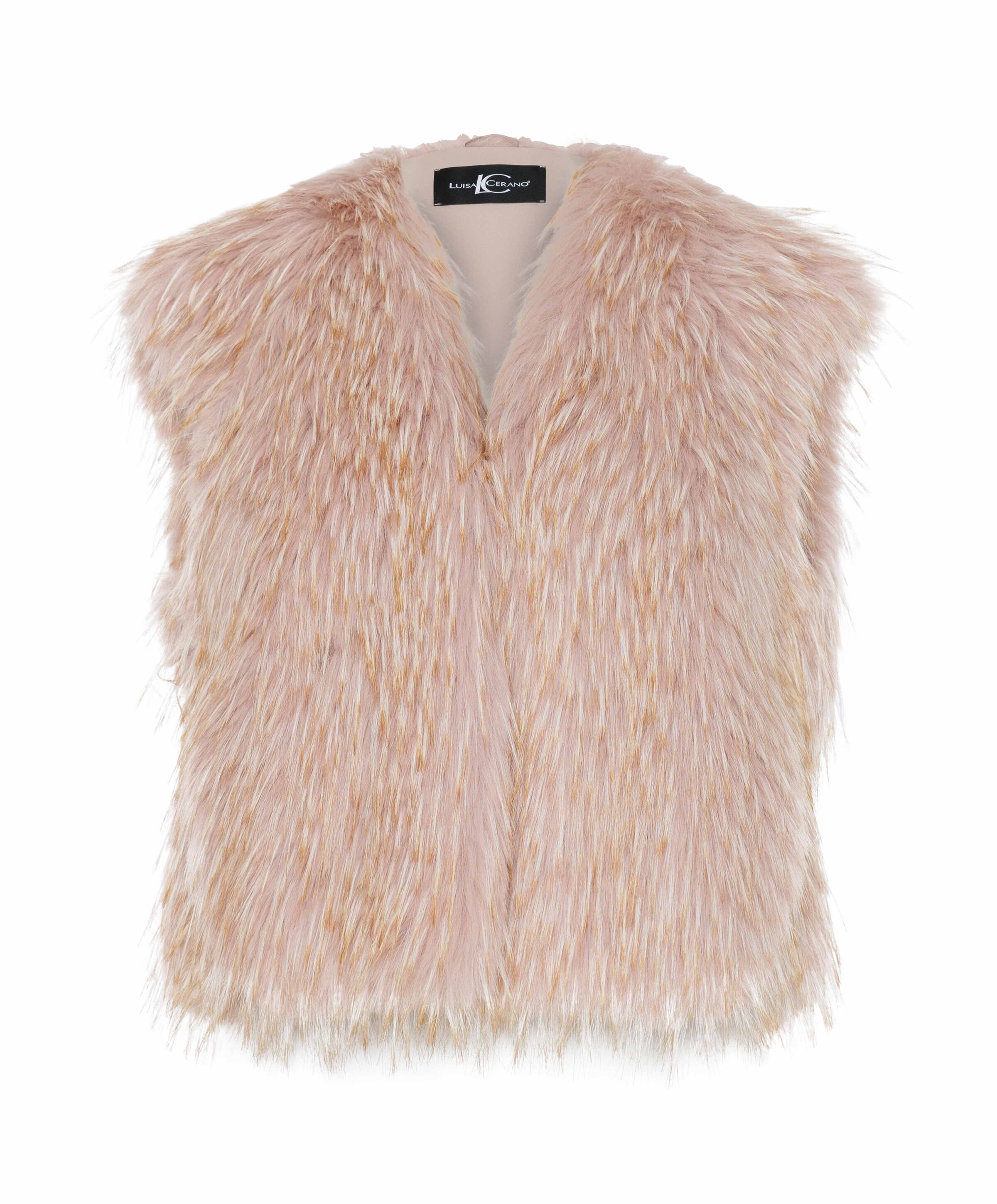 LUISA CERANO Dames gilet roze