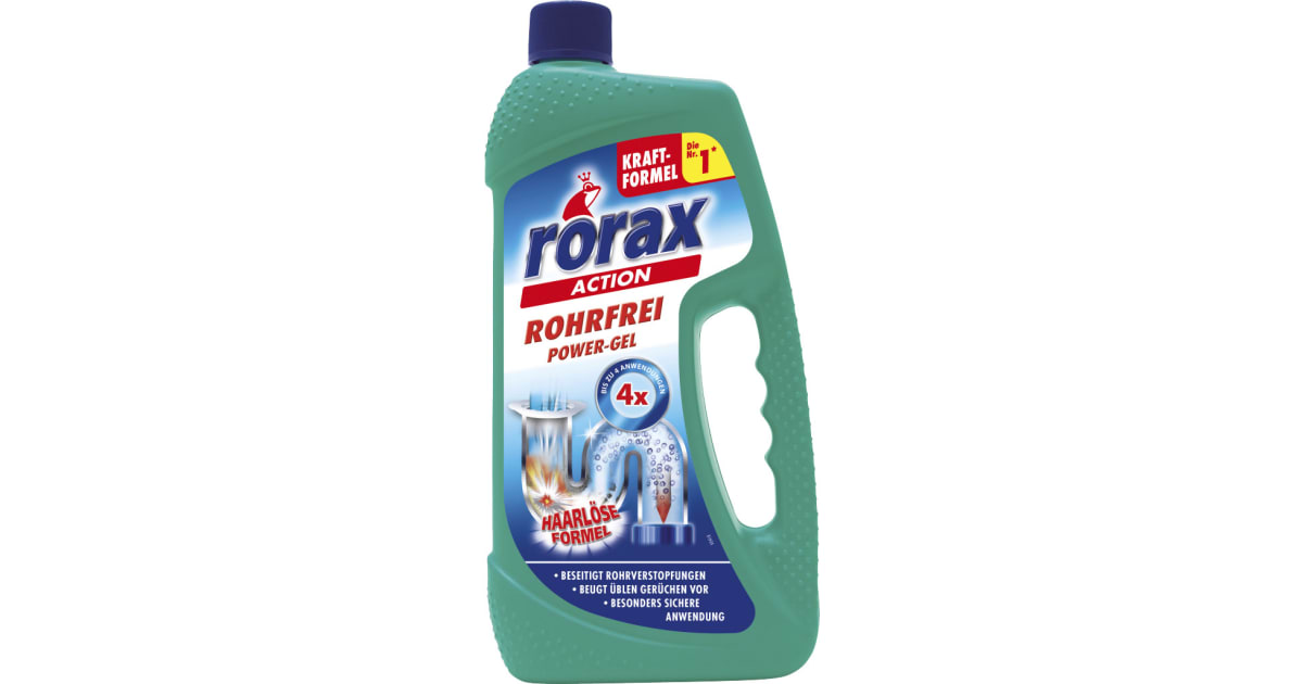 Rorax Rohrfrei Power Gel Abflussreiniger
