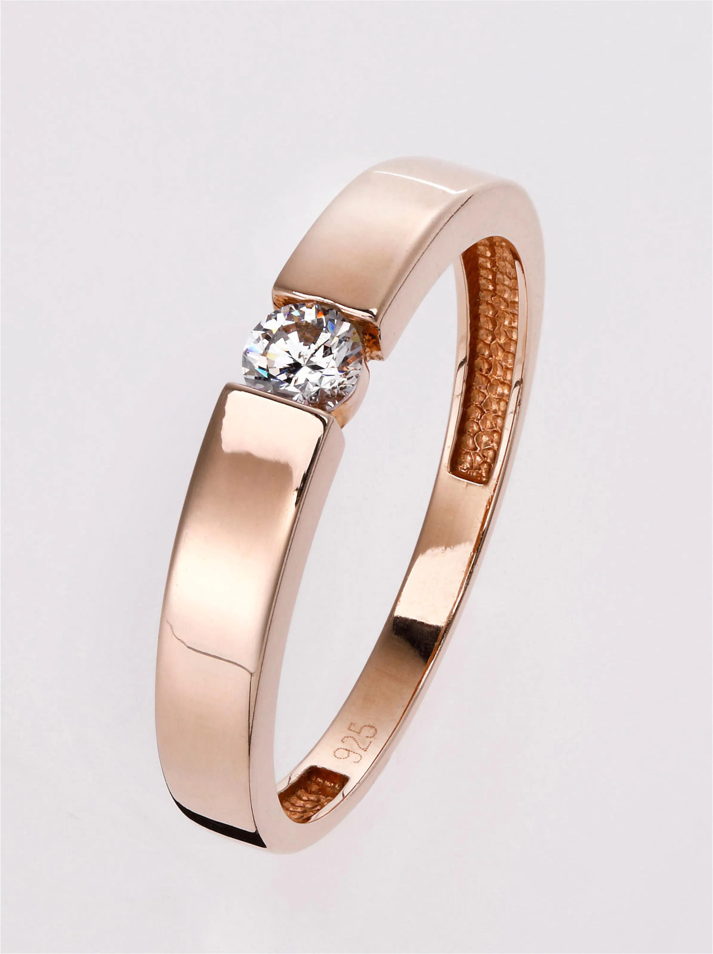 Ring in Silber rosé vergoldet 925