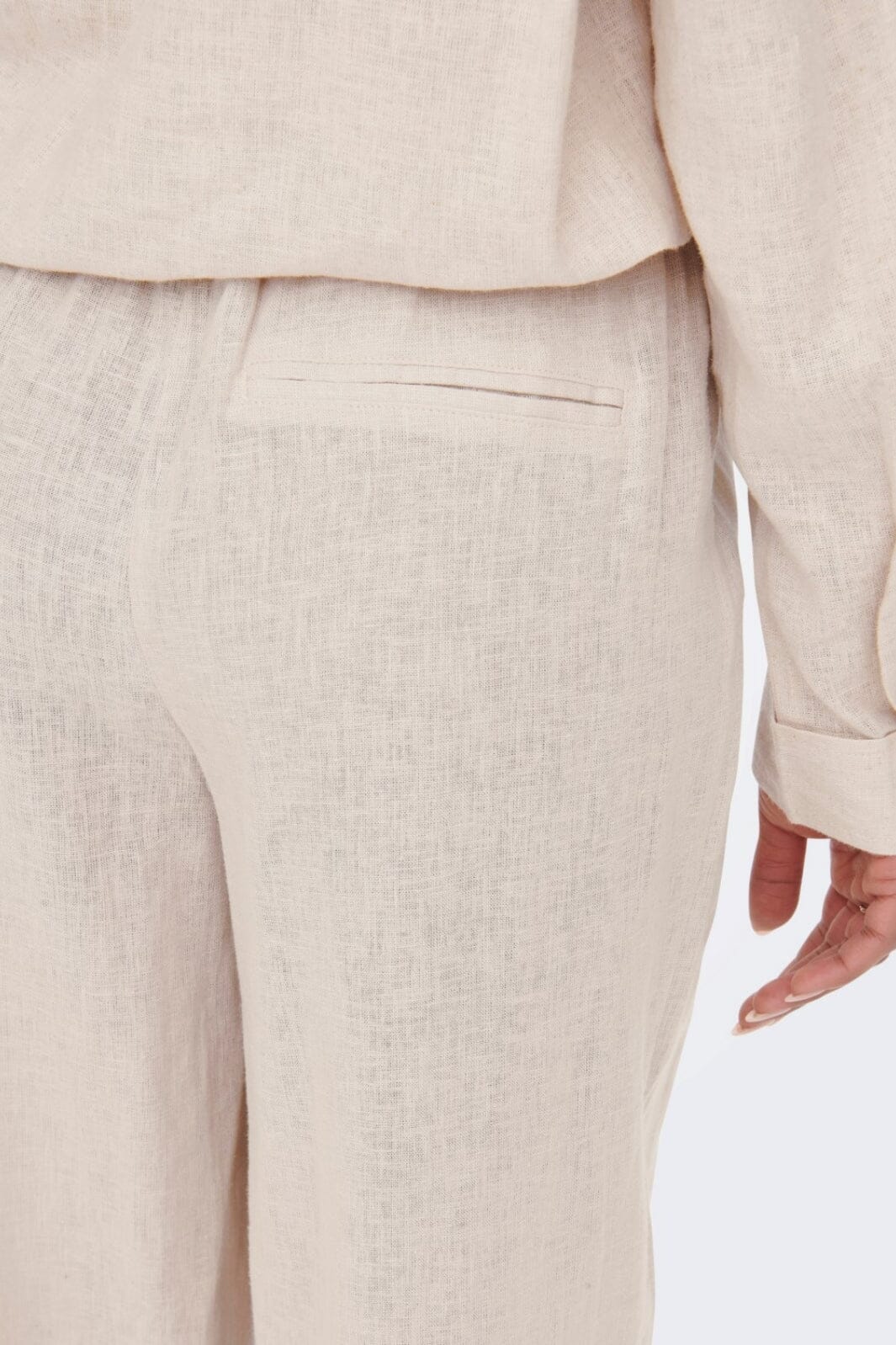 Only Onltokyo Linen Blend Pant 3996929 moonbeam