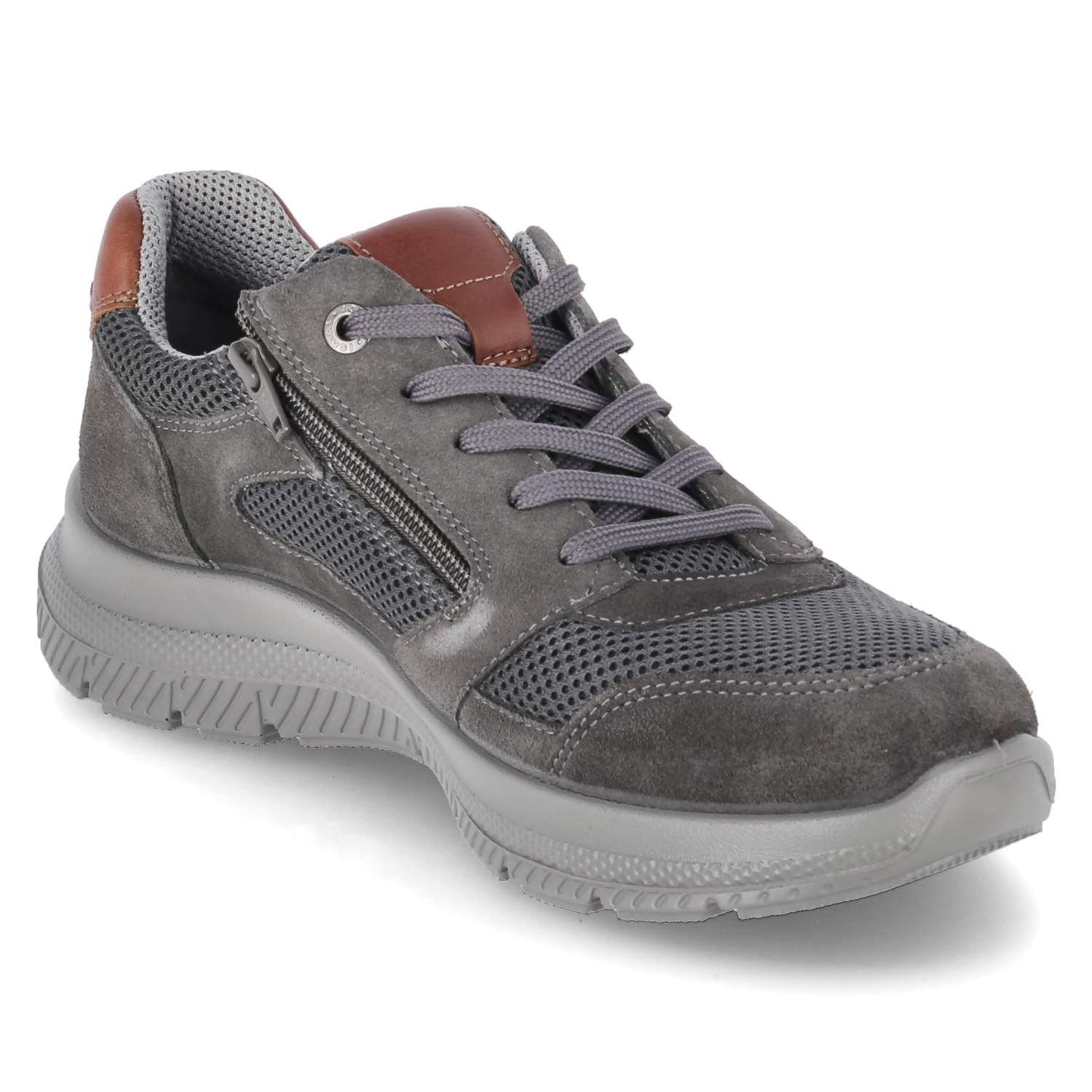 Jomos Halbschuhe - shark/shark/nuß