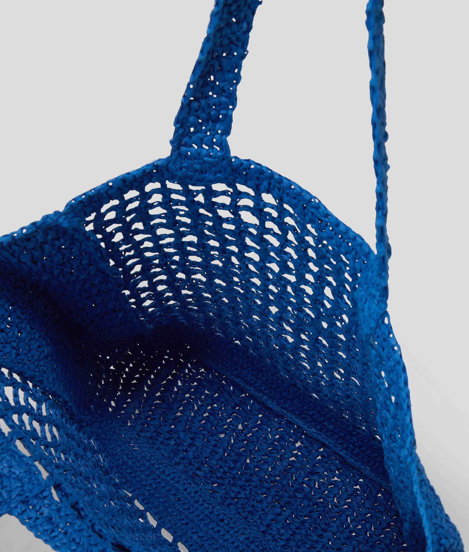 CABAS EN RAPHIA - Bleu KLJ