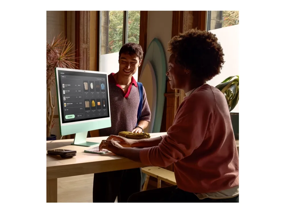 Apple iMac with 4.5K Retina display - Alt-i-én M4 - RAM 24 GB - SSD 512 GB - Apple M4 10-core - Gigabit Ethernet, IEEE 802.11ax (Wi-Fi 6E), Bluetooth 5.3 - macOS Sequoia 15.0 - skærm: LED 24