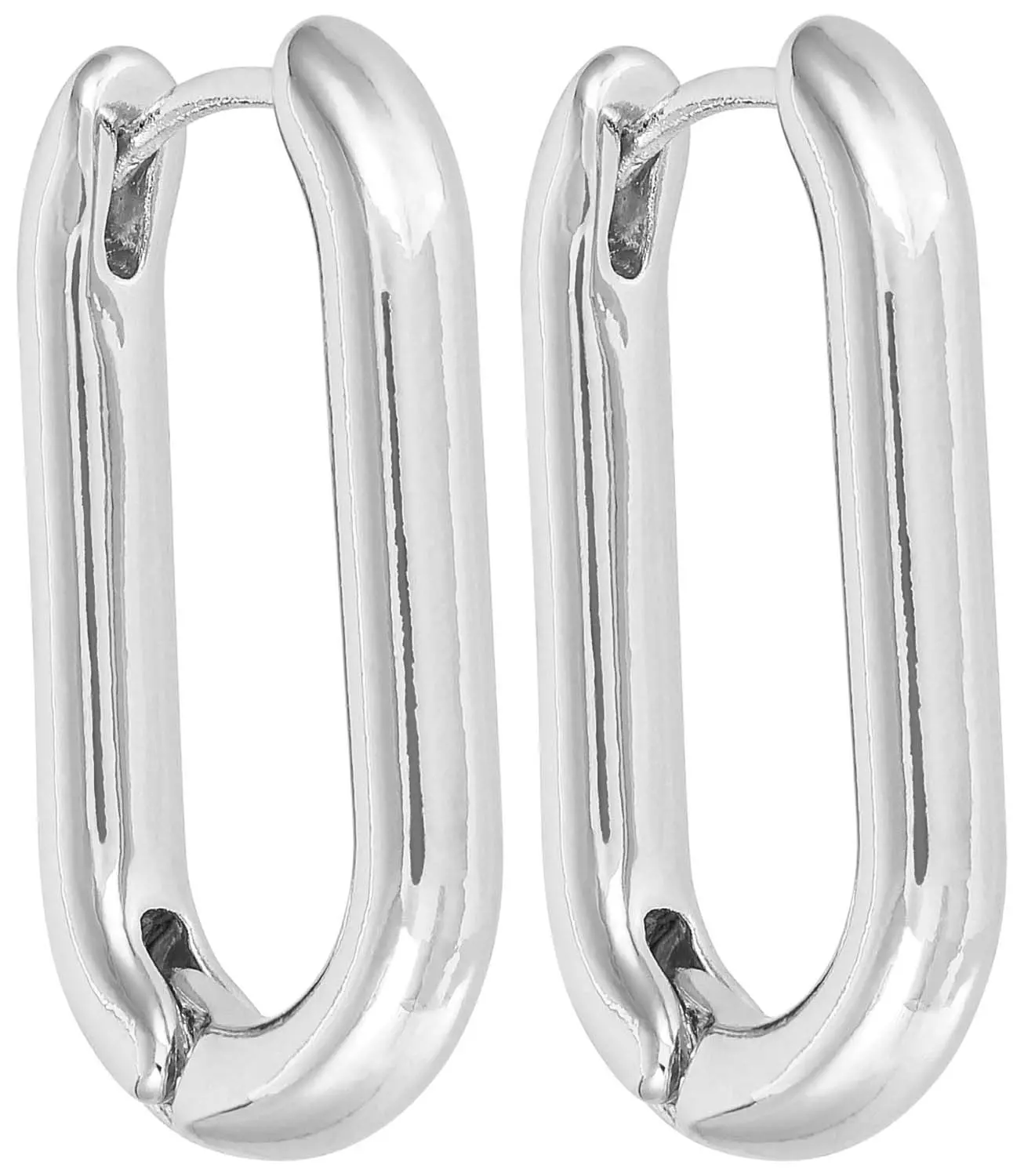 Creolen - Silver Oval
