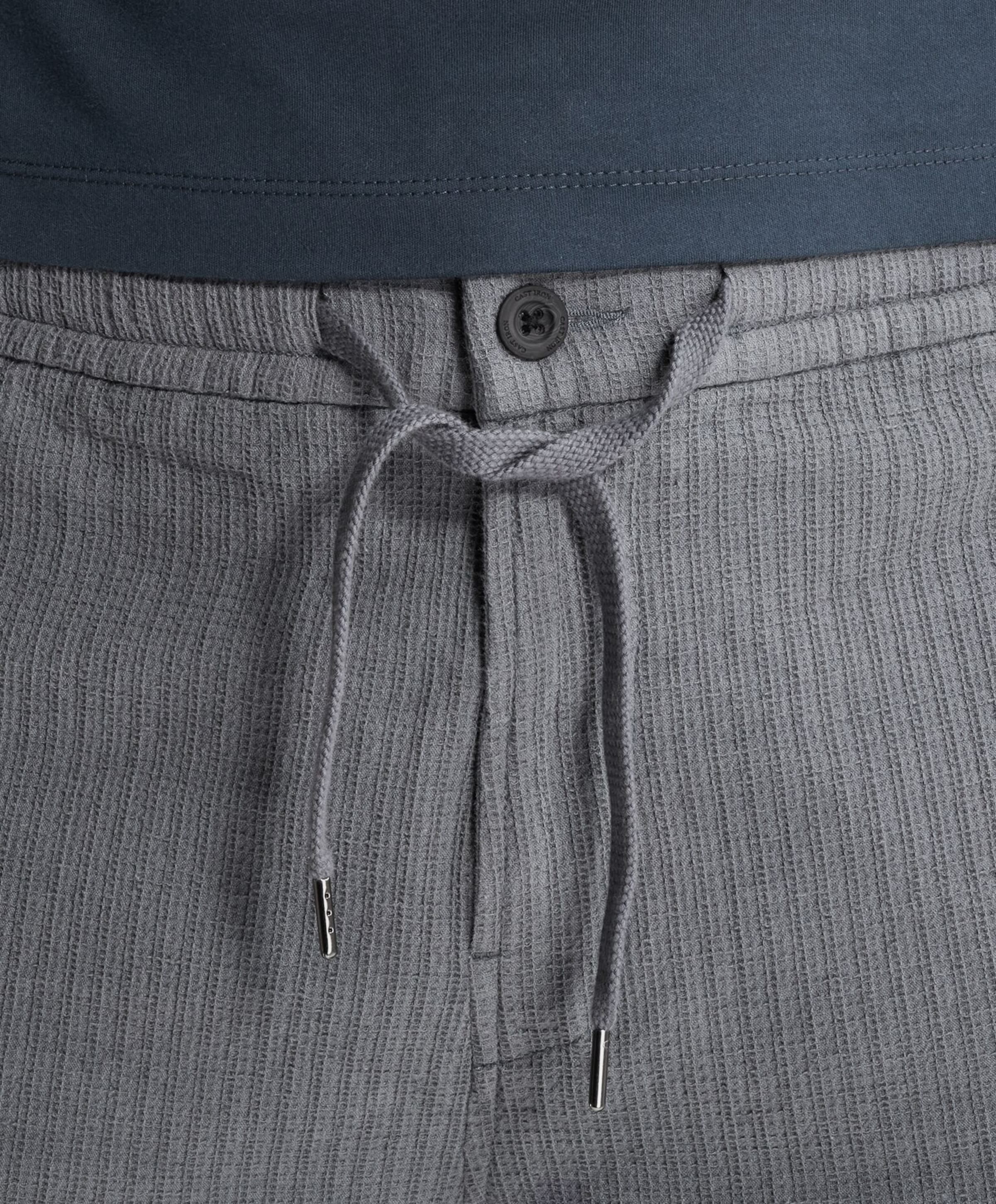 Cast Iron CHINO SHORTS STRUCTURE heren korte broek grijs