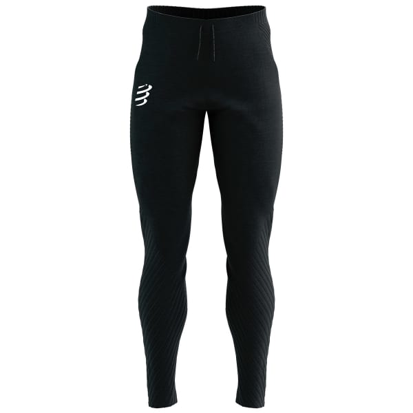 Collant running COMPRESSPORT SEAMLESS PANTS BLACK MELANGE