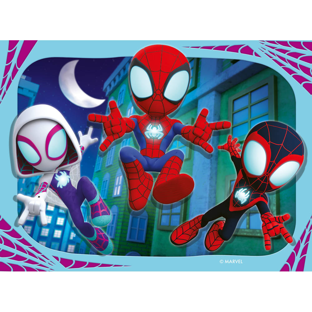 Ravensburger puzzel Spidey & His Amazing Friends - 12 + 16 + 20 + 24 stukjes