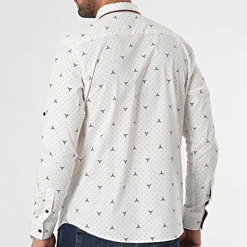 Chemise Manches Longues Beige Clair