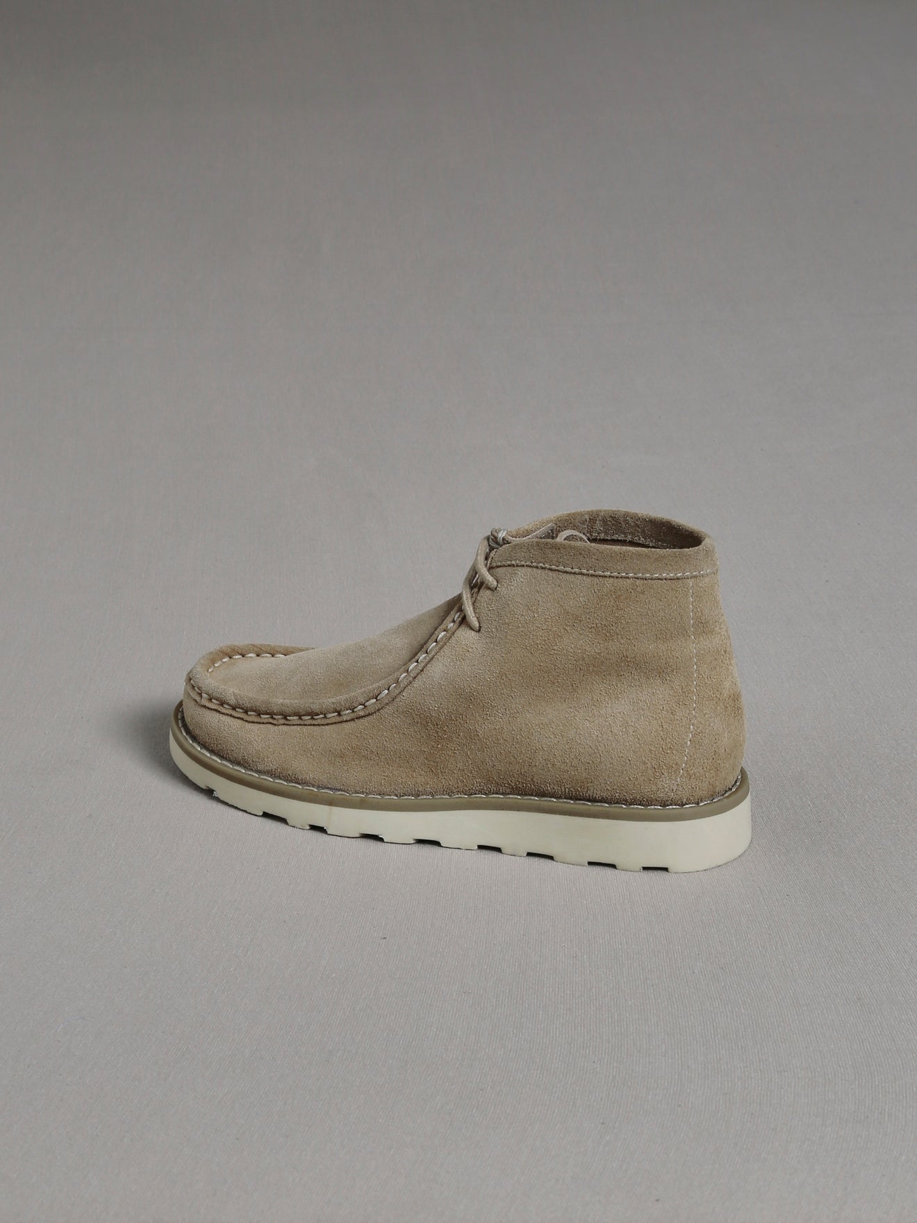 Derby Garçon en cuir velours