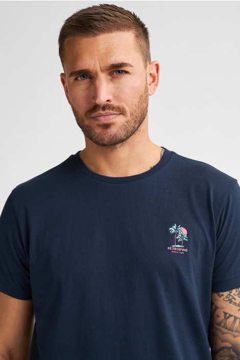 Petrol Industries blauwe heren t-shirt