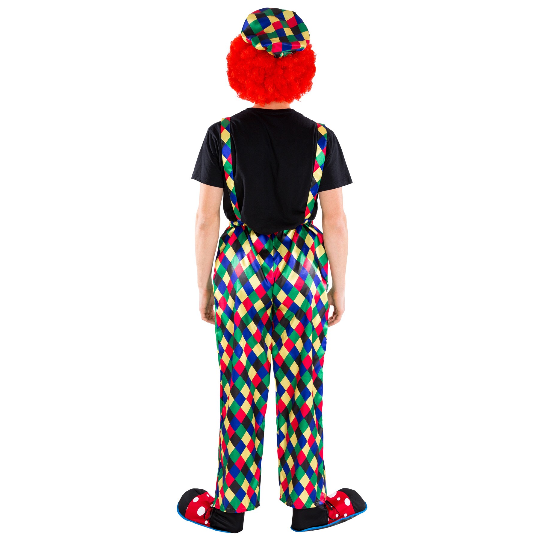 tectake® Herrenkostüm Clown August