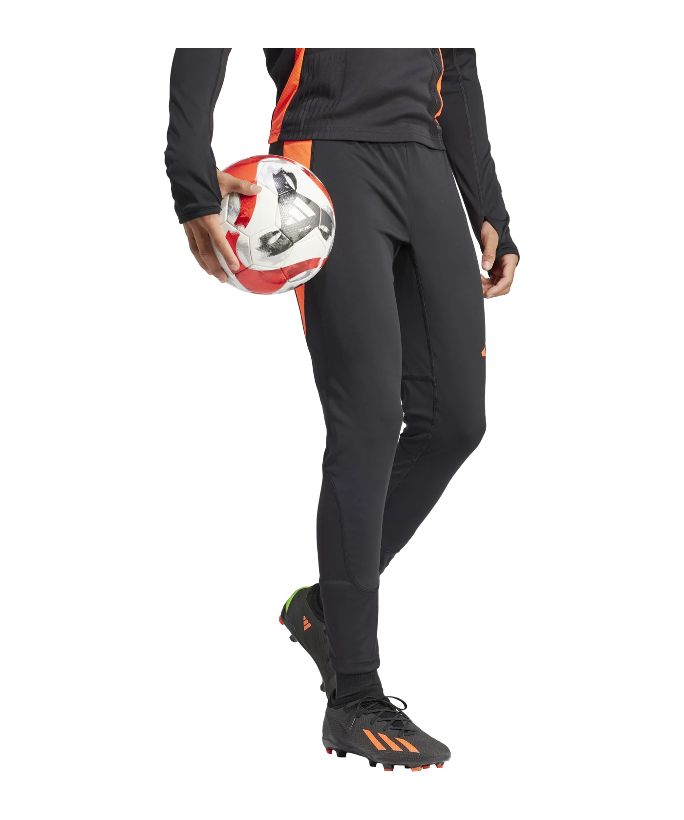 adidas Tiro 24 Pro Trainingshose Schwarz Rot