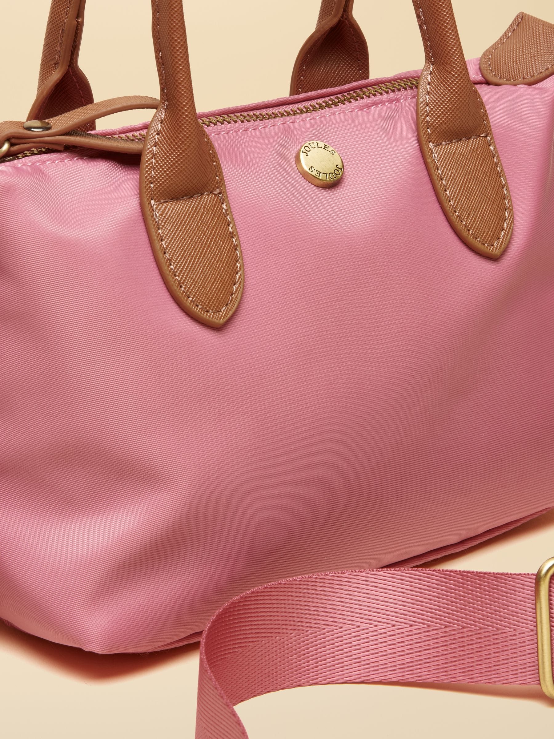 Roze - Joules Edie Ecru Check Crossbody Bag